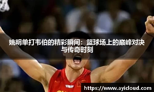 姚明单打韦伯的精彩瞬间：篮球场上的巅峰对决与传奇时刻